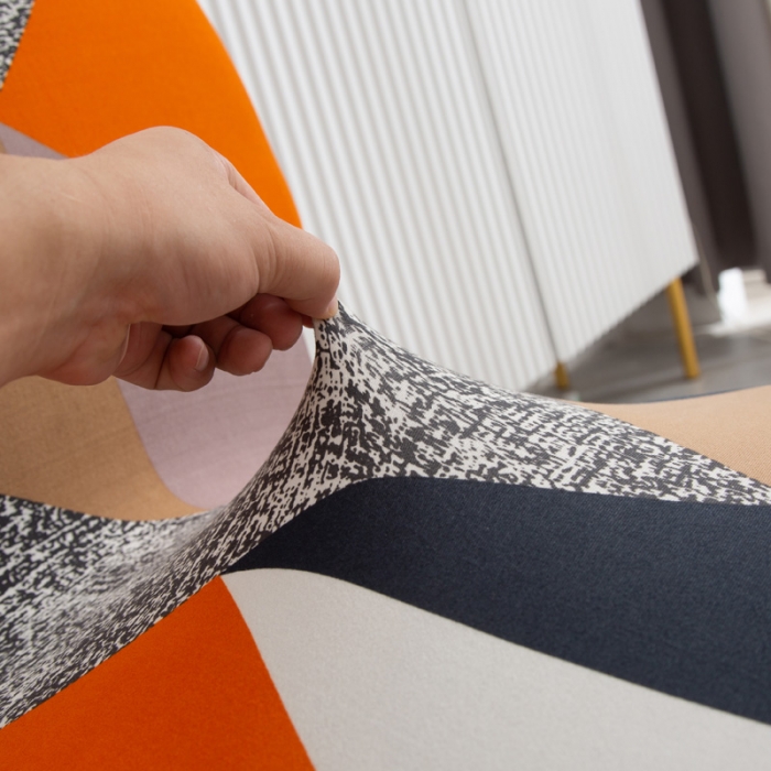 91家纺网 家纺一手货源 找家纺 兴妮雅家纺 2021新款弹力布椅子套一只 魔方