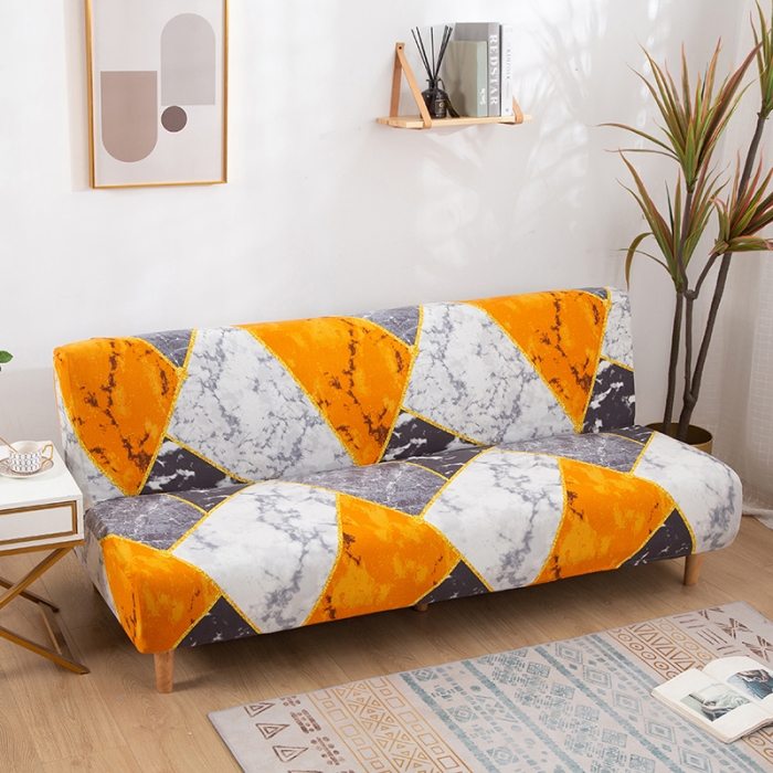 91家纺网 家纺一手货源 找家纺 兴妮雅家纺 2020新款四季款沙发床 乐享生活-橙