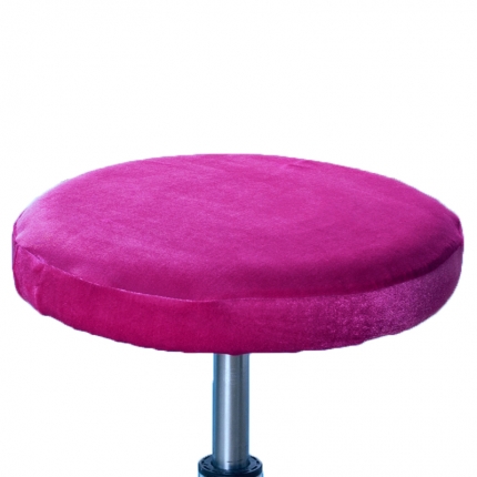 91家纺网 家纺一手货源 找家纺 银狐绒圆形转椅套 圆椅子套 吧台凳套 酒吧前台圆凳套子