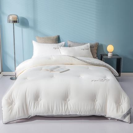 91家纺网 家纺一手货源 找家纺 头等舱 四季棉大豆抗菌被-北欧风 星辰本白