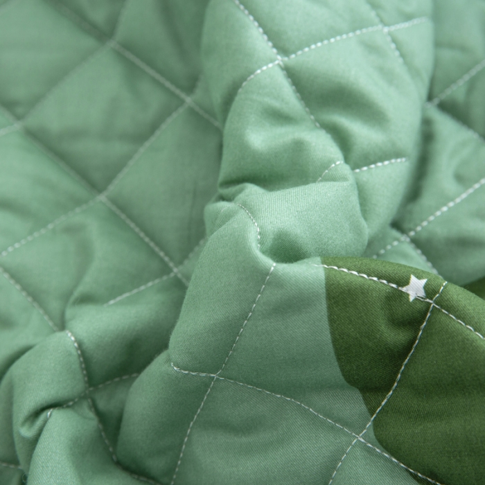 91家纺网 家纺一手货源 找家纺 情煊  2021新款全棉夹棉床裙(可定制尺寸) 牛油果