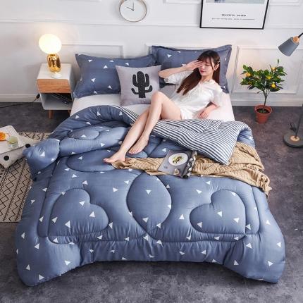 被多多 2024新款磨毛印花冬被 爱巢