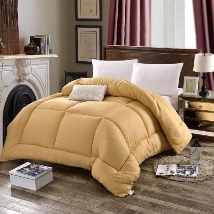 被多多 2024新款磨毛印花冬被 驼色