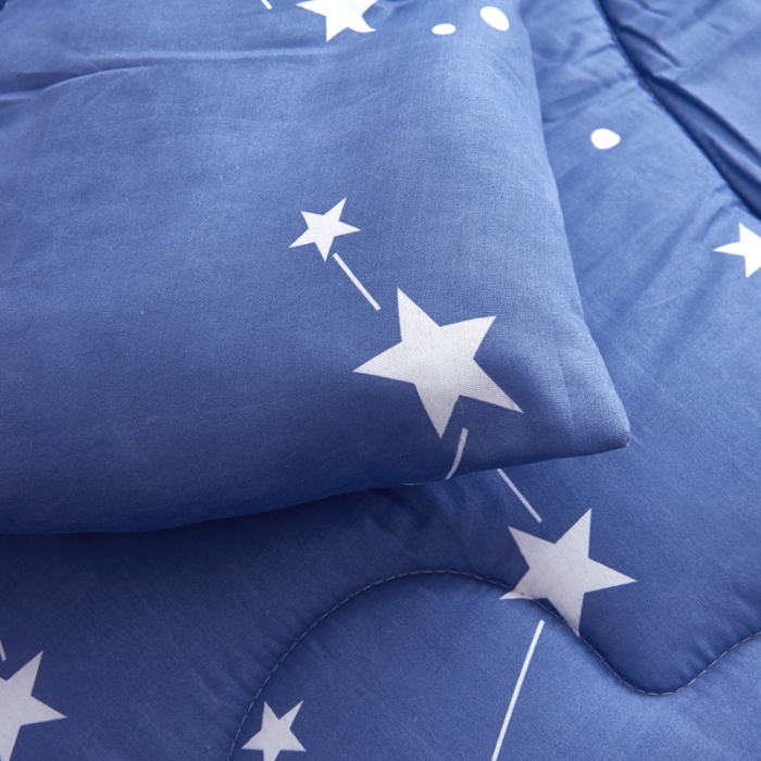 91家纺网 家纺一手货源 找家纺 被多多 2024新款磨毛印花冬被 星空