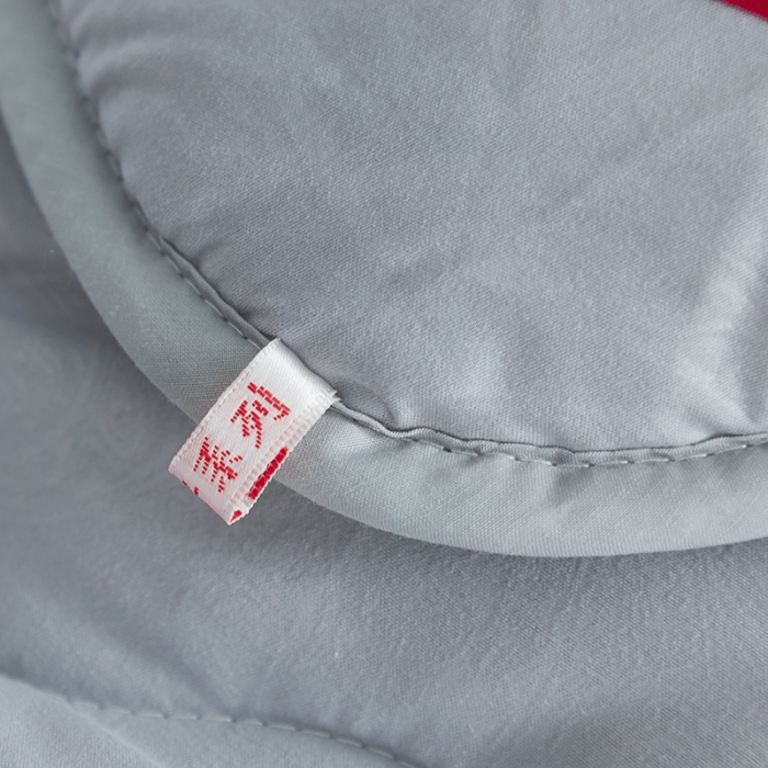 91家纺网 家纺一手货源 找家纺 天瑜家纺 2023新款磨毛压花冬被 蓝灰