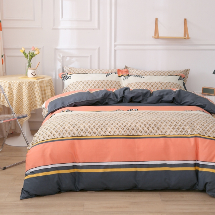 91家纺网 家纺一手货源 找家纺 圣锦 全棉单被套 芬迪