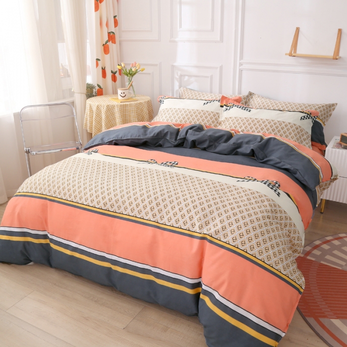 91家纺网 家纺一手货源 找家纺 圣锦 全棉单被套 芬迪