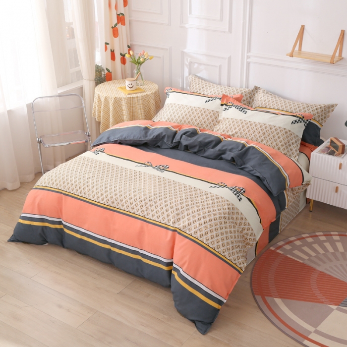 91家纺网 家纺一手货源 找家纺 圣锦 全棉单被套 芬迪