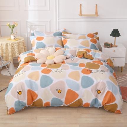 91家纺网 家纺一手货源 找家纺 圣锦 全棉单被套 雨花石