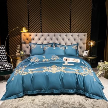 91家纺网 家纺一手货源 找家纺 （总）红番天婚庆 热卖款全棉提花长绒棉轩尼诗系列四件套