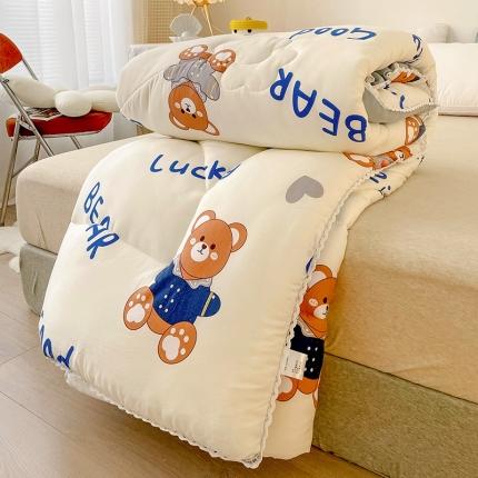 91家纺网 家纺一手货源 找家纺 （总）慕尚家纺 2022新款水洗棉小花边冬被