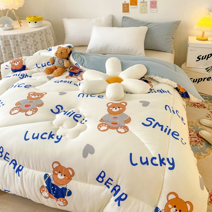 91家纺网 家纺一手货源 找家纺 （总）慕尚家纺 2022新款水洗棉小花边冬被