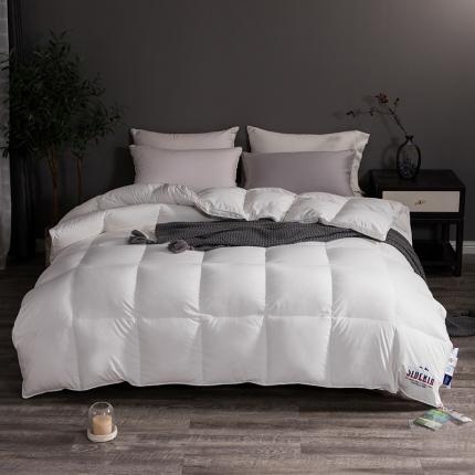 俏企鹅 2025新款西伯利亚冰原绒系列鹅绒被 白色