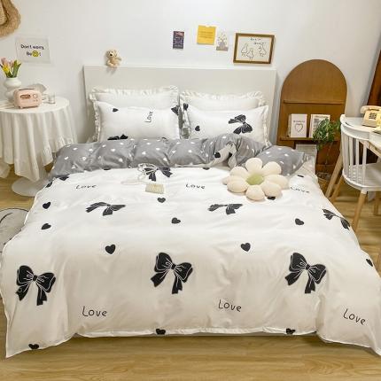 91家纺网 家纺一手货源 找家纺 （总）妖妖家纺 2021新款芦荟棉印花四件套