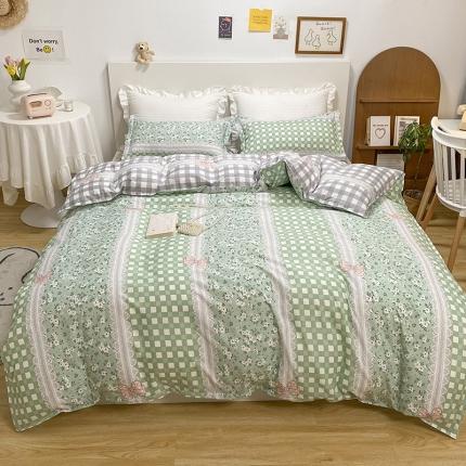 91家纺网 家纺一手货源 找家纺 （总）妖妖家纺 2021新款芦荟棉印花四件套