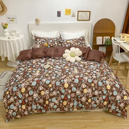 91家纺网 家纺一手货源 找家纺 （总）妖妖家纺 2021新款芦荟棉印花四件套