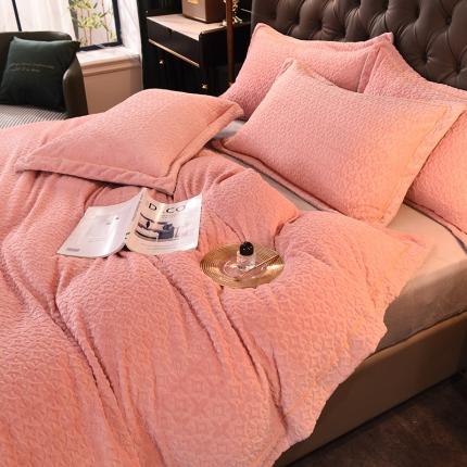 91家纺网 家纺一手货源 找家纺 （总）绒世界 2021新款秋冬煕暖绒X波西米亚系列四件套