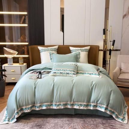 （总）馨蕊2021秋冬新品100支澳棉四件套高定系列 罗地亚