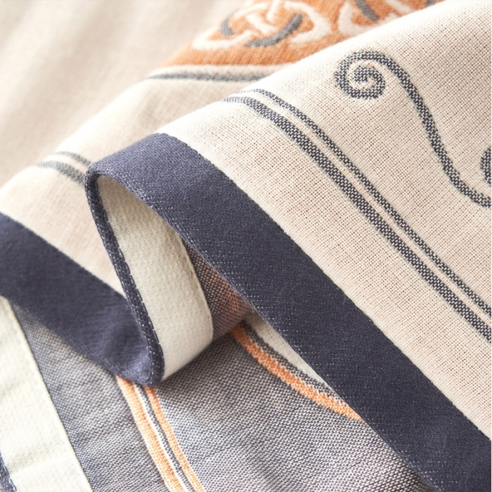 91家纺网 家纺一手货源 找家纺 朴尔家纺新款全棉四层纱布休闲枕巾53*78cm蒂凡尼-米白