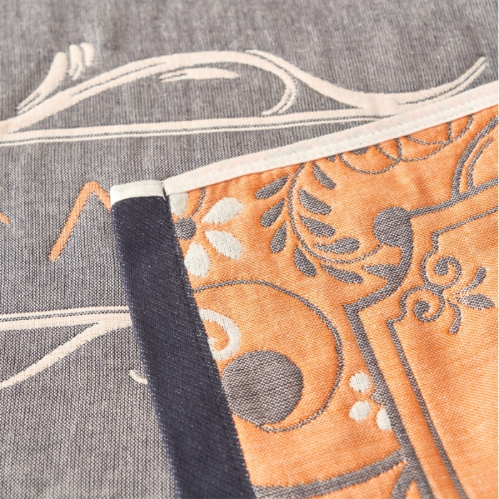 91家纺网 家纺一手货源 找家纺 朴尔家纺新款全棉四层纱布休闲枕巾53*78cm摩登时代-黄