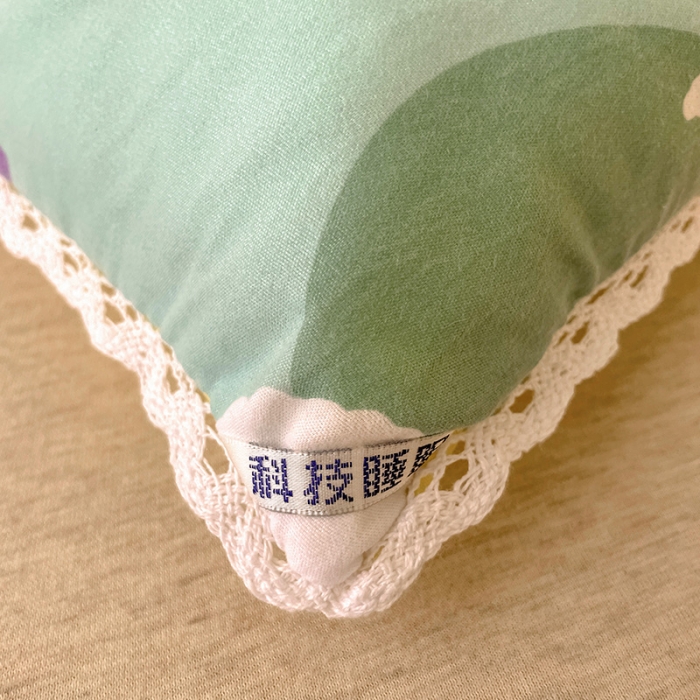 91家纺网 家纺一手货源 找家纺 慕尚家纺 2022新款水洗棉小花边冬被 彩虹云