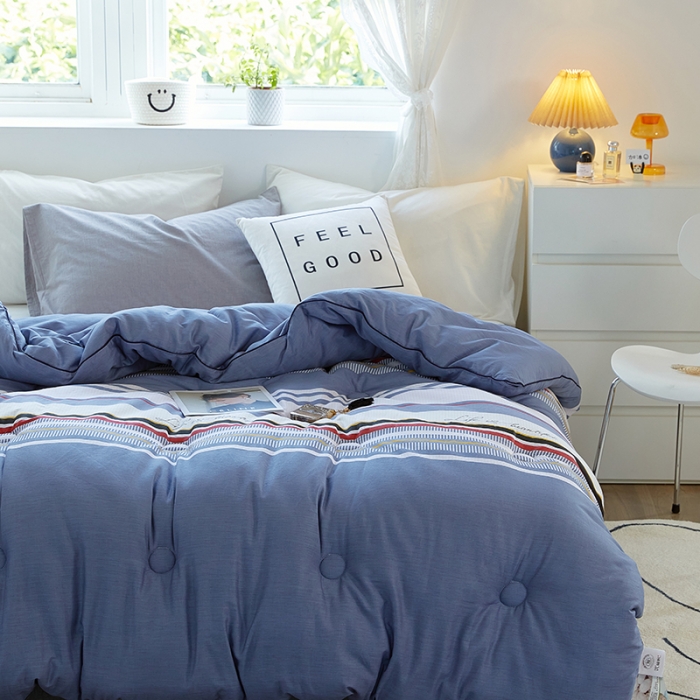 91家纺网 家纺一手货源 找家纺 VIP被业 2021新款全棉冬被 飞云之上