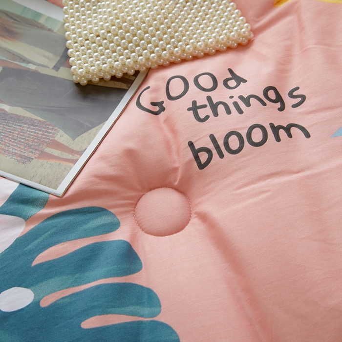 91家纺网 家纺一手货源 找家纺 VIP被业 2021新款全棉冬被 花语嫣然