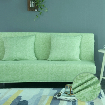 91家纺网 家纺一手货源 找家纺 弹力印花无扶手沙发床套 弹性双人沙发套子 防尘沙发罩