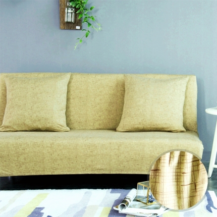 91家纺网 家纺一手货源 找家纺 弹力印花无扶手沙发床套 弹性双人沙发套子 防尘沙发罩