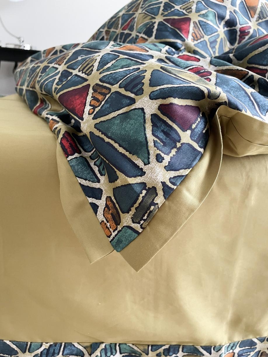 91家纺网 家纺一手货源 找家纺 （总）恋恋三季 2021 秋冬新品60支长绒棉贡缎四件套