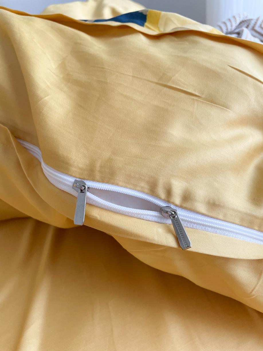 91家纺网 家纺一手货源 找家纺 恋恋三季 2021 秋冬新品60支长绒棉贡缎四件套诗妍-湖蓝