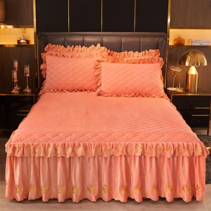 91家纺网 家纺一手货源 找家纺 （总）恒爱2021秋冬新款清新雅致单床裙