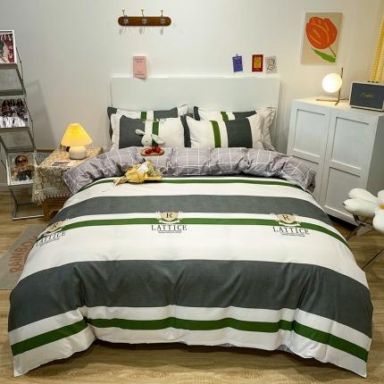 91家纺网 家纺一手货源 找家纺 （总2）南通菲度家纺2021新款芦荟棉四件套新花型