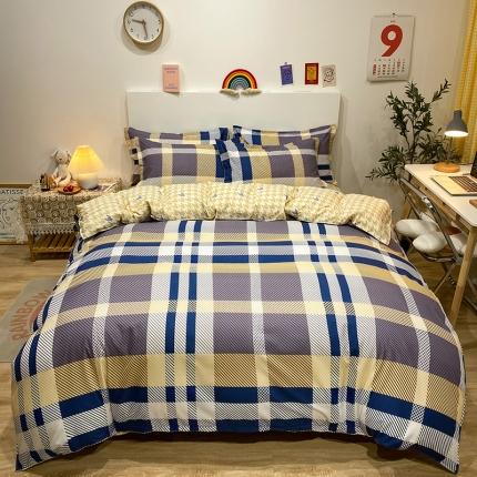 91家纺网 家纺一手货源 找家纺 （总2）南通菲度家纺2021新款芦荟棉四件套新花型