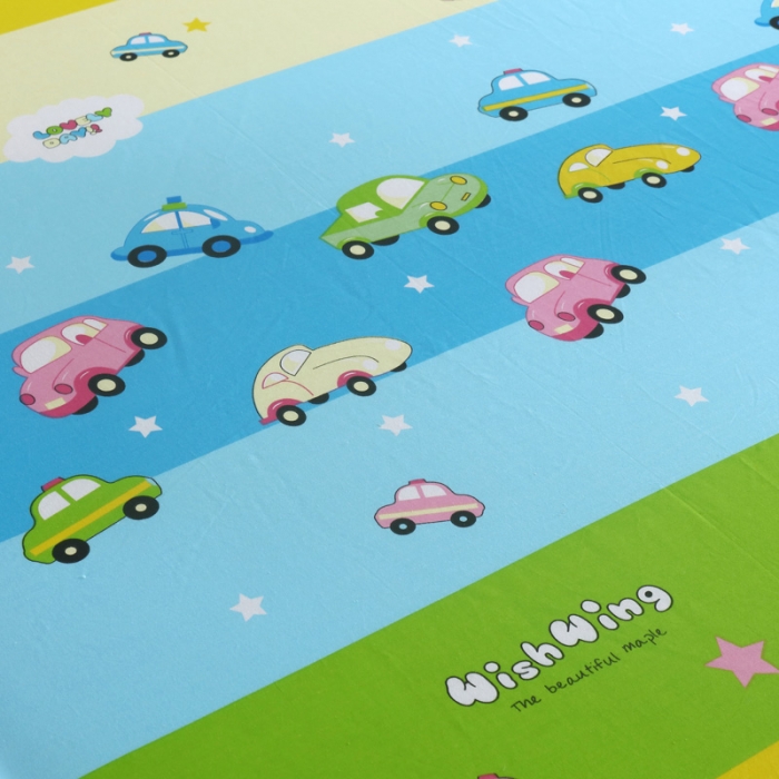 91家纺网 家纺一手货源 找家纺 雨萝家纺 2021新款全棉印花床笠 汽车风云