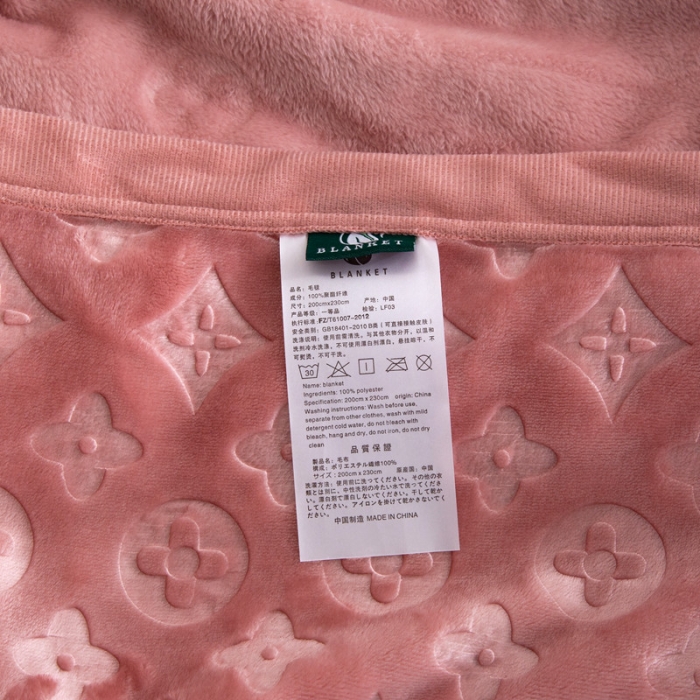 91家纺网 家纺一手货源 找家纺 来菲毛毯 25新款400克3D压花立体毛毯3D加厚压花绒毯外贸超厚珊瑚