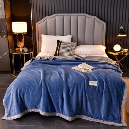 91家纺网 家纺一手货源 找家纺 华夫格雕花牛奶绒双层被套毛毯贝贝绒法兰绒加厚床单宝宝绒休闲毯