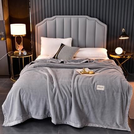 91家纺网 家纺一手货源 找家纺 华夫格雕花牛奶绒双层被套毛毯贝贝绒法兰绒加厚床单宝宝绒休闲毯