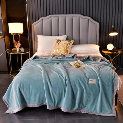 91家纺网 家纺一手货源 找家纺 华夫格雕花牛奶绒双层被套毛毯贝贝绒法兰绒加厚床单宝宝绒休闲毯