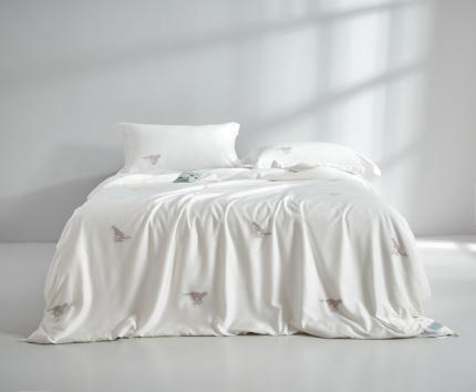 2021香夫新款蚕丝被 豹子 白