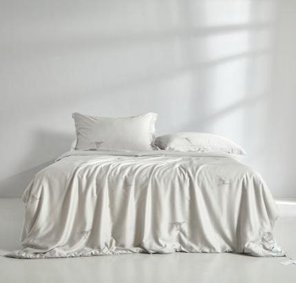 2021香夫新款蚕丝被 豹子 灰