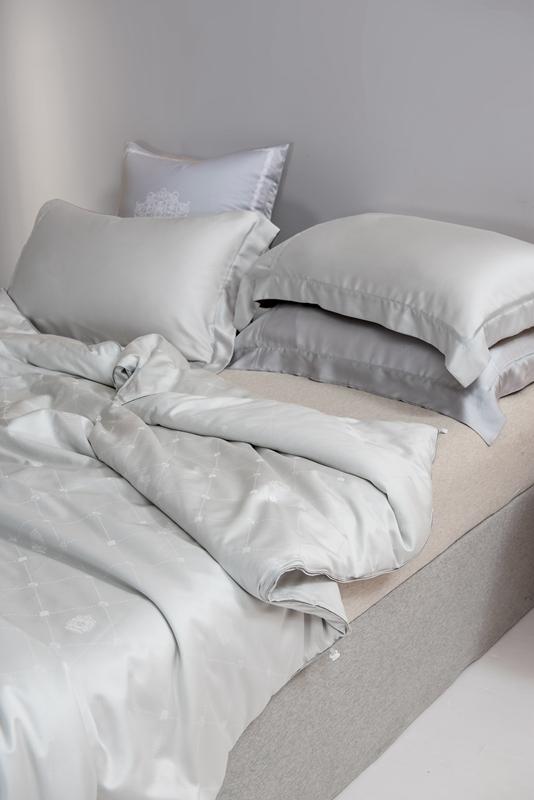 91家纺网 家纺一手货源 找家纺 2021香夫新款蚕丝被80S凯撒纯蚕丝被 第一套  灰色