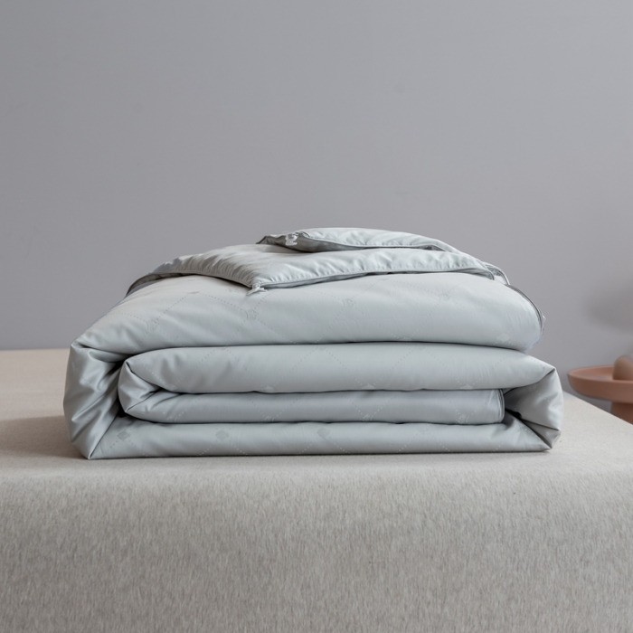 91家纺网 家纺一手货源 找家纺 2021香夫新款蚕丝被80S凯撒纯蚕丝被 第一套  灰色