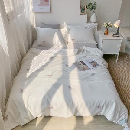 2021香夫新款蚕丝被纯蚕丝被豹子 豹子白