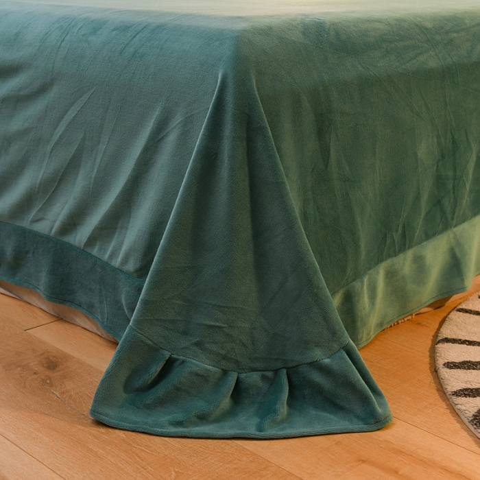 91家纺网 家纺一手货源 找家纺 （总）靓生活 2021新款牛奶绒毛巾绣四件套