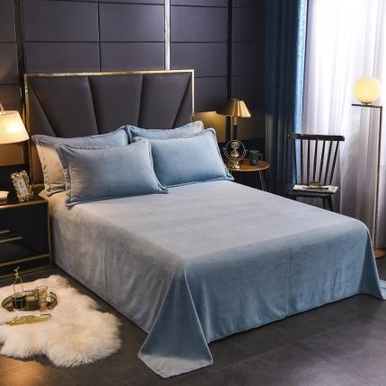 91家纺网 家纺一手货源 找家纺 （总）锦罗绣 2024新款230克牛奶绒纯色单床单