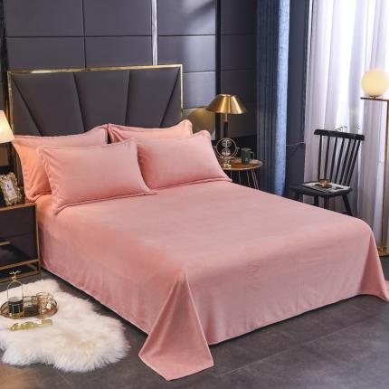 91家纺网 家纺一手货源 找家纺 （总）锦罗绣 2024新款230克牛奶绒纯色单床单