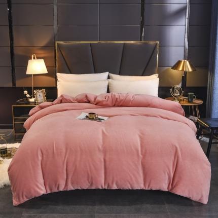 91家纺网 家纺一手货源 找家纺 锦罗绣 2024新款230克牛奶绒单被套 玉色