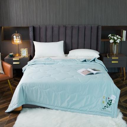 91家纺网 家纺一手货源 找家纺 兴邦 新款艾草夏被空调被薄被子艾草驱蚊夏凉被礼品被子