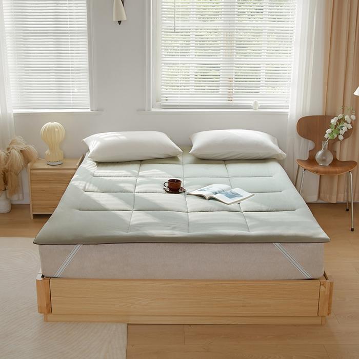 91家纺网 家纺一手货源 找家纺 A类新疆棉花床垫保暖床褥1.5m保护垫加厚垫子学生垫被